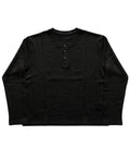 Black Henley Tee