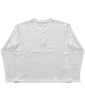 White Henley Tee