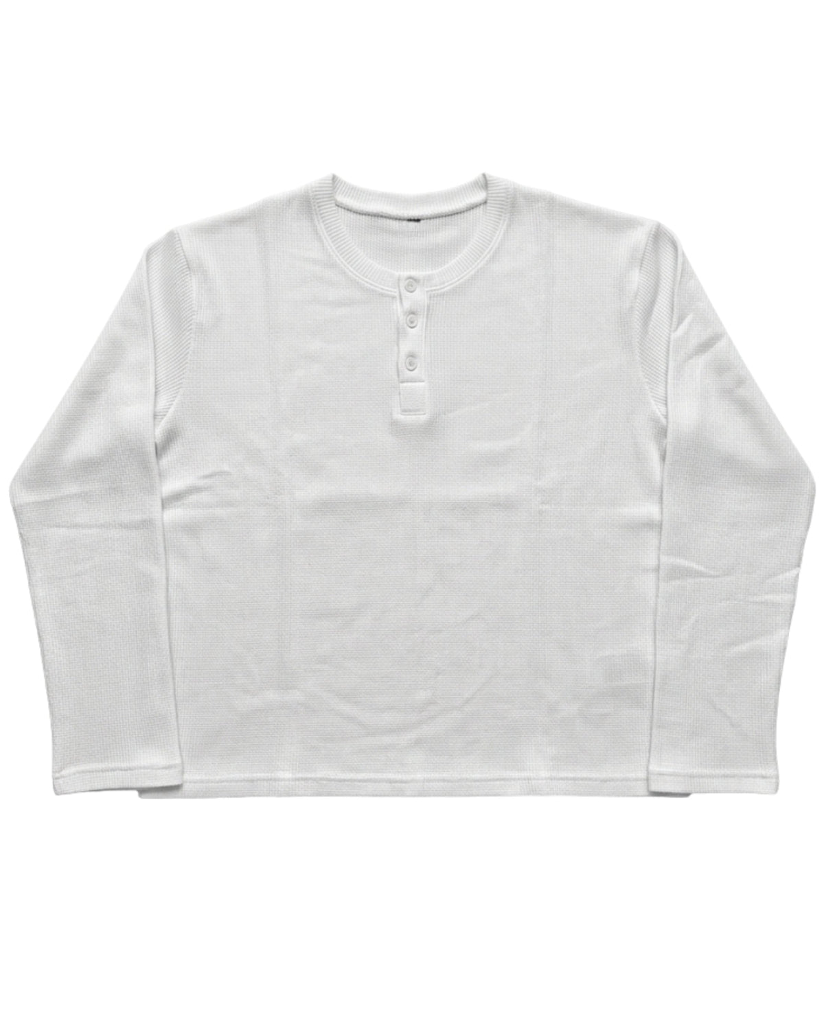 White Henley Tee